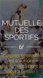 Mobile Screenshot of mutuelle-des-sportifs.com